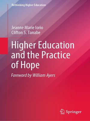 cover image of Higher Education and the Practice of Hope